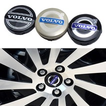 xc90 xc60 xc40 휠캡 휠커버 64mm 허브캡 낱개판매 간단교체 카킹즈, (02)블랙+블루