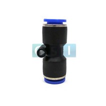 피팅 소켓 PUC/8mm/10mm/12mm/유공압/공기압배관/원터치방식/원터치피팅 소켓부속/호스연결 /호수연결, 12mm, 1개