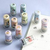아이코닉 하루 다이어리 스탬프 디자인스탬프 다이어리스탬프 문, 03 Cheese, 상세설명 참조