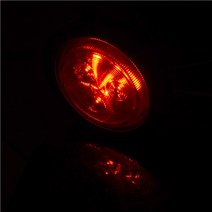 2 개/대 유니버설 2 인치 라운드 사이드 마커 라이트 클리어런스 LED 테일 램프 표시기 깜박이 그로멧 자동, 한개옵션0