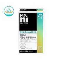 고함량 DHA 식물성 알티지 오메가3 미세조류 초임계 NCS 스키조키트리움 DHA 혈행 중성지질개선 눈건강 뇌영양제 비타민D 식물성캡슐, 1개, 630mg60캡슐