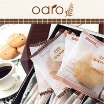 오아로 우리밀 수제쿠키 30개입 선물세트(칼슘초코칩+코코넛), 30개