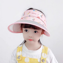 아동 어린이 썬캡 썬햇 선캡 햇빛차단 바이져 4~10세