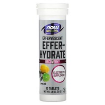 나우푸드 Sports Effer Hydrate 레몬 라임 10정 51g, 1팩