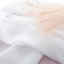 송실패브릭 도톰 비침 쉬폰원단 대폭 소폭 무지원단 색5종, 화이트