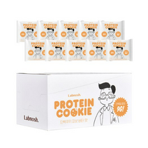 랩노쉬 단백쿠키 피넛버터맛 40g 10개입, 1세트