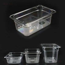 2인치 1/4 투명 PC 밧드 바트 받드 깔끔하고편리 찬밧드 반찬통 가정