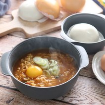 친환경 국산 전자렌지용기 2P 간식 라면끓이기 만두 감자 계란찜기 혼족요리, 아이보리