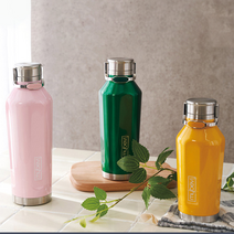 마이베비 490ml 친환경 텀블러 리유저블컵 보온병 캔틴 마카롱핑크 핫핑크 카키 레드 크림베이지 러버핫핑크 6종