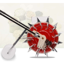 파종기 옥수수 땅콩 씨앗파종기 종자 볍씨 쇠스랑, 6구  식물간 거리 28cm