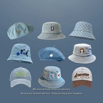 데님버킷햇 청벙거지 모자 얼굴소멸 여성 캐쥬얼 가을