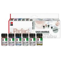 마라부 이지마블 파스텔컬러물감 마블링작업, 없음