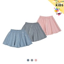 닉스 키즈 여아 4부 린넨 큐롯 바지 FKMMCPH941P