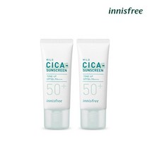 [2개] 이니스프리 마일드시카무기자차선크림 SPF50+ PA4+ 35mL, 단품
