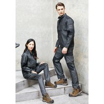 지벤 작업복 ZB-P1405, MELANGE BLACK