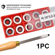 12/15/16mm 원형 카바이드 인서트 커터 16x3mm 12x2.5mm 30 도 CNC 선반 목재 터닝 절삭 공구 1 개, 01 16X3mm R30