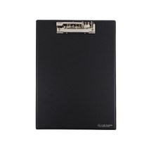 플러스샵 16절 클립보드 블랙 PVC 고주파 레버장식, 16절 5개