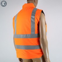베스트조끼 작업복패딩 남자초경량패딩 오렌지 남자근무복 겨울조끼 이벤트조끼 공사조끼 ITR-v119 소방조끼 학생회조끼