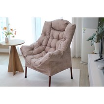 프리미엄 암체어 가죽느낌 방수 패브릭쇼파 1인용쇼파