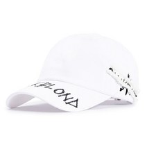 블랙블론드 BBD Side Patch Graffiti Logo Cap White