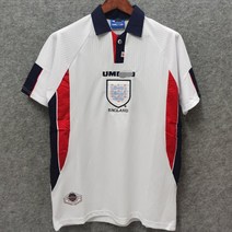 1998년 잉글랜드 국가대표 유니폼 상의 마킹 포함