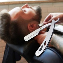 클래식 감성 전문가용 모던 면도 칼 날 면도기 밝은골드, 1개