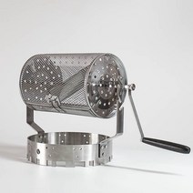 커피 로스팅기계 로스터기 가정용 업소용 온도 확인 직화 핸드레이크 원두 가정용 로스팅 그물, 높이 조절 가능 스탠드 핸드레이크