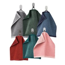 이케아 HIMLEAN 힘레온 핸드 타올 30x30cm 면100% 세면 수건, 다크그레이