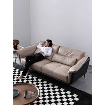 방수쇼파 거실쇼파 오피스텔 방수패브릭 등받이쇼파, E