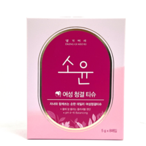 댕기머리 소윤 여성 청결 티슈, 1개
