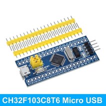 용접 용품 ST-LINK V2 시뮬레이터 다운로드 프로그래머 STM32F103C8T6 ARM STM32 최소 시스템 개발 보드 ST, 02 CH32F103C8T6 Micro