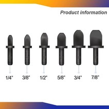 확관기 동관 사라기 동파이프 에어컨 컨디셔닝 튜브 확장기 스웨이징 도구 1 개 드릴 비트 파이프 플레어 1/4 3/8 1/2 5/8 3/4, [06] S 78, 1개
