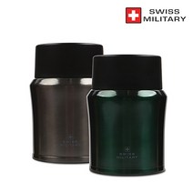 [스위스밀리터리] 루앙 보온죽통 보온밥통 500 mL LSF-500, 펄키블랙