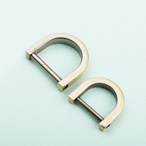 아유디 디링 D링 15mm~20mm 나사 분리형 가방 고리 부자재, 디링1 20mm엔틱골드, 1개