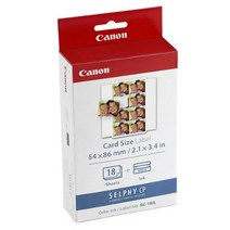 캐논 셀피 인화지 8분할 스티커용지 18p KC-18IL, 2X3, 10개