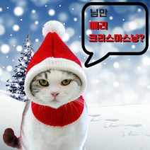 크리스마스 강아지 루돌프 고양이 산타 반려견 명품 반려묘 빅사이즈 겨울 망토 니트 모자 내복 옷
