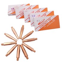 동주 CO2팁 용접팁 일반 국산 동(Cu) 0.9X45MM/1.0X45MM/1.2X45MM/1.4X45MM/1.6X45MM(10개입), 1.4(10개입)