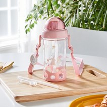 모던하우스 디노월드 트라이탄 빨대물병(끈포함) 450ML(교체용빨대 증정) KI0522004