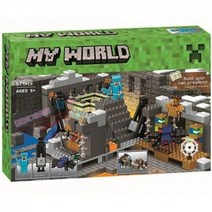 레고호환 마인크래프트 엔더드래곤 21117 마이크로월드 632pcs, 돼지집