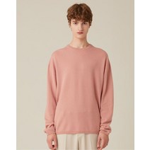 21FW 페일핑크 캐시미어 블렌드 홀가먼트 스웨터 JNSW1D301P1