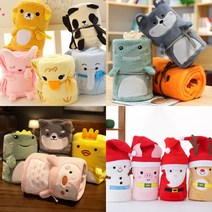 [마이도매]캐릭터담요/동물담요/무릎담요/무릅담요, 핑크곰+마법천사+핑크부엉이, 1개