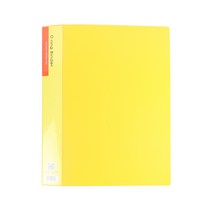 플러스샵 PP 3공 O-RING 공바인더 A4 6색상 내지용 3/4인치, 노랑(속지미포함) 3/4인치 1개