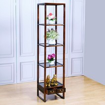 다한수제고가구 오동사방탁자 엔틱진열장 원목진열장 인테리어진열장, 단품