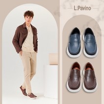 엘파비노 천연소가죽 소프트 그루브 스니커즈 (남) 최종가