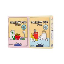 [레인보우+화이트] 멜로팝 건조 마시멜로우 시리얼 110g 2개 세트, 1개