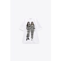 독일 자라 ZARA GIRL 프린트 티셔츠 102260