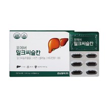 포에버 밀크씨슬칸 60캡슐 간 건강 영양제, 60정, 1개, 60정