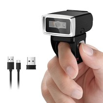 1D 2D 링 바코드 스캐너 특수 마그네틱 디자인 휴대용 미니 QR 웨어러블 핑거 바코드 리더기 블루투스 2.4G 무선 PDF417 데이터 매트릭스 호환 창고 익스프레스 라이