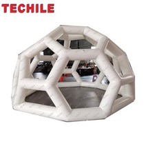 에어 텐트 캠핑 돔 도킹 캠프 중국 풍선 파티 투명 야외 버블 방, NO LED+DIA 4M