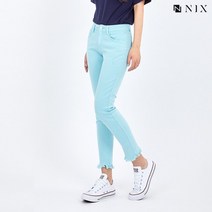 [NIX]여)MINT 밑단변형 MID크롭스키니(FNMEDDK592M)